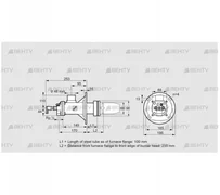 BICA 65HM-100/235-(72A)DR (84022419) Газовая горелка Kromschroder