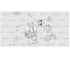 VCD3E40R/50R05FND-50WR6/2-PP/PPZS (88107380) Регулятор давления Kromschroder