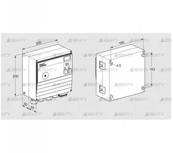 BCU460-3/1LWGBB1/1 (88612483) Блок управления горением Kromschroder