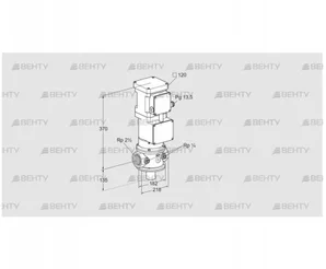 VK 65R10ZT5A93DS (85313120) Газовый клапан с приводом Kromschroder