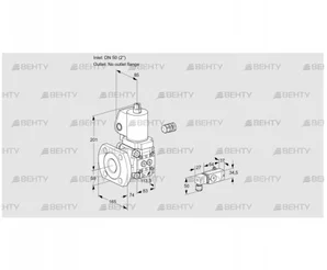 VAS350/-F/NKGL (88028645) Газовый клапан Kromschroder