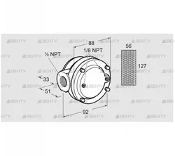 GFK 15TN40-3 (81935500) Газовый фильтр Kromschroder