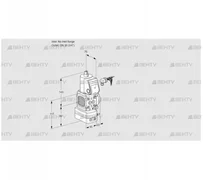 VAD1-/20R/NQ-100A (88007006) Газовый клапан с регулятором давления Kromschroder