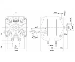 Электродвигатель ebmpapst A4Q254-AX01-10 Вентилятор (25 Вт, CN)