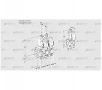 VCS2T40N/40N05NNQSR/PPPP/PPBS (88101001) Сдвоенный газовый клапан Kromschroder