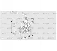 VCS1E20R/20R05NLVWR3/PPPP/PPPP (88104576) Сдвоенный газовый клапан Kromschroder