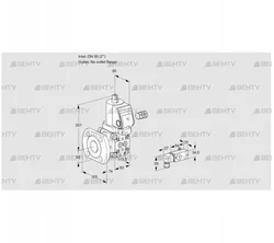 VAS350/-F/NWSR (88011714) Газовый клапан Kromschroder