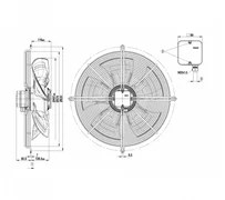 Осевой вентилятор ebmpapst S4D500BM0302