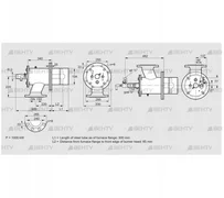 ZIO 200RBL-300/85-(25)DB (84099576) Газовая горелка Kromschroder