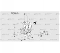 VCV2E40R/40R05NVKWR/2-PP/PPPP (88104229) Клапан с регулятором соотношения Kromschroder