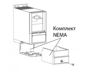 Комплект NEMA1-M5 Частотный преобразователь Danfoss