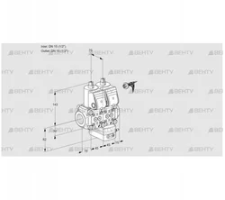 VCG1E15R/15R05NGEQR/PPPP/PPPP (88107202) Клапан с регулятором соотношения Kromschroder