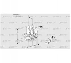 VCS2E50R/50R05NNWR/2--2/PPPP (88104562) Сдвоенный газовый клапан Kromschroder