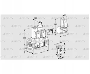 VCS8100F05NLWRE/PPB-/P3PP (88204436) Сдвоенный газовый клапан Kromschroder