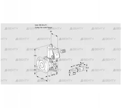 VAS350/-F/NW (88028443) Газовый клапан Kromschroder