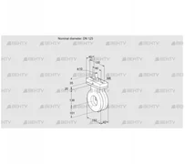 BVA125Z05F (88302689) Дроссельная заслонка Kromschroder