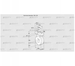 BVA125Z05F (88302689) Дроссельная заслонка Kromschroder