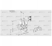 VCV3E50R/50R05NVKWR6/2-PP/MMPP (88101179) Клапан с регулятором соотношения Kromschroder