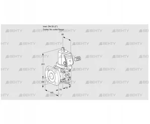 VAS350/-F/NQGR (88012057) Газовый клапан Kromschroder