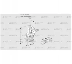 VAS240/-R/NWSR (88020229) Газовый клапан Kromschroder