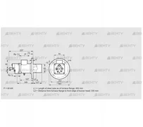 BIO 50RG-450/335-(40)DB (84199125) Газовая горелка Kromschroder