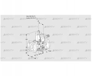 VAS350F/NW (88021278) Газовый клапан Kromschroder