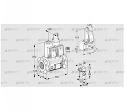 VCS8100F05NLWR3E/PPZ-/P2PP (88204568) Сдвоенный газовый клапан Kromschroder