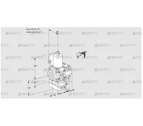 VAH3E50R/50R05HEVWL/PP/PP (88106837) Клапан с регулятором расхода Kromschroder