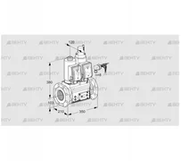 VCS8100F05NLWSRE/PPPP/PPPP (88203704) Сдвоенный газовый клапан Kromschroder