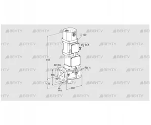 VK 65F10W5XA43D (85311054) Газовый клапан с приводом Kromschroder