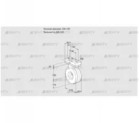 BVA150/125Z05H (88300838) Дроссельная заслонка Kromschroder