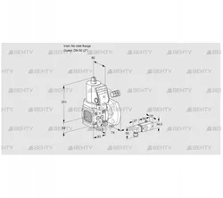 VAS3-/50F/NWSR (88031146) Газовый клапан Kromschroder