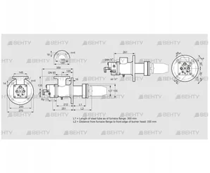 BIC 125RBL-300/335-(17)E (84034045) Газовая горелка Kromschroder