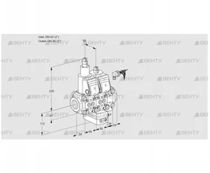 VCG2E50R/50R05LGNVKR/PPPP/PPPP (88107608) Клапан с регулятором соотношения Kromschroder