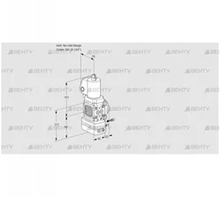 VAG1-/20R/NKGLAE (88020285) Газовый клапан с регулятором соотношения Kromschroder