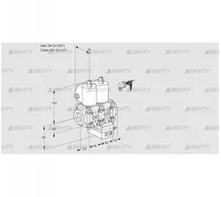 VCG1E20R/15R05NGEWL3/MMMM/PPPP (88101167) Клапан с регулятором соотношения Kromschroder