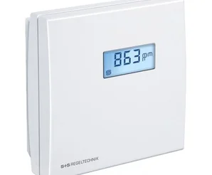 Комнатный датчик углекислого газа, температуры и влажности RFTM-LQ-CO2-MODBUS-BD2 от S+S Regeltechnik