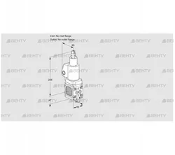 VAS2T-/LQGL (88026036) Газовый клапан Kromschroder