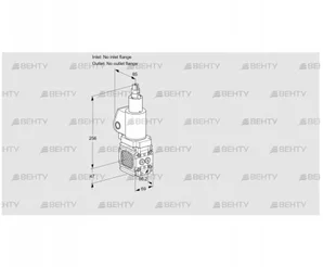 VAS2T-/LQGL (88026036) Газовый клапан Kromschroder