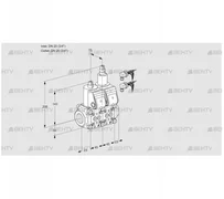 VCS1E20R/20R05NLKR6/PPPP/PPPP (88105271) Сдвоенный газовый клапан Kromschroder