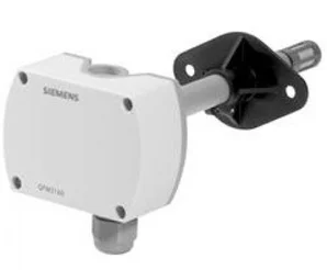 QFM3100 Датчик влажности канальный , DC0…10V, 0…100%, вкл. монтажный фланец Siemens