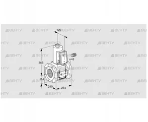 VAS9125F05NA3E/PP/EP (88204784) Газовый клапан Kromschroder