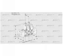 VCS2E40F/40F05NNWR/PPPP/PPPP (88107266) Сдвоенный газовый клапан Kromschroder