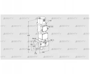 VK 65F31MXG43D (85314212) Газовый клапан с приводом Kromschroder