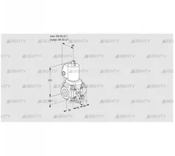 VAS3T50N/NKGL (88032962) Газовый клапан Kromschroder