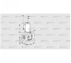 VAS6T65A05NKSLE/PP/PP (88206810) Газовый клапан Kromschroder