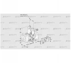VAS350F/NW (88034019) Газовый клапан Kromschroder
