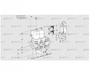 VCG2E50R/50R05NGEVWSL8/PPBS/MMPP (88101081) Клапан с регулятором соотношения Kromschroder