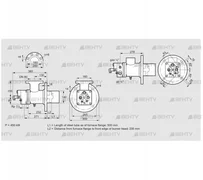 BIO 140RML-500/235-(49)EB (84099750) Газовая горелка Kromschroder