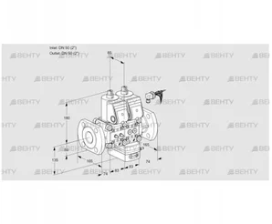 VCV3E50F/50F05NVKWR/MMPP/PPPP (88100368) Клапан с регулятором соотношения Kromschroder